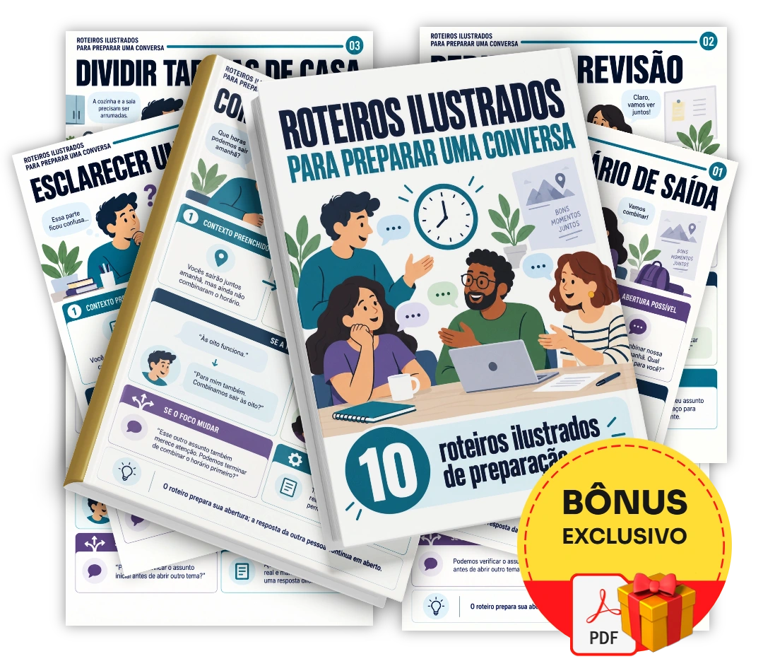 Roteiros Ilustrados para Preparar uma Conversa