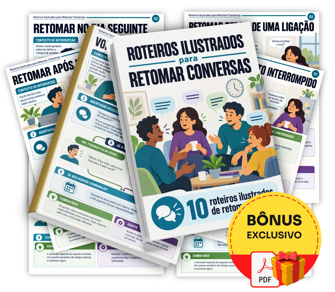 Roteiros Ilustrados para Retomar Conversas